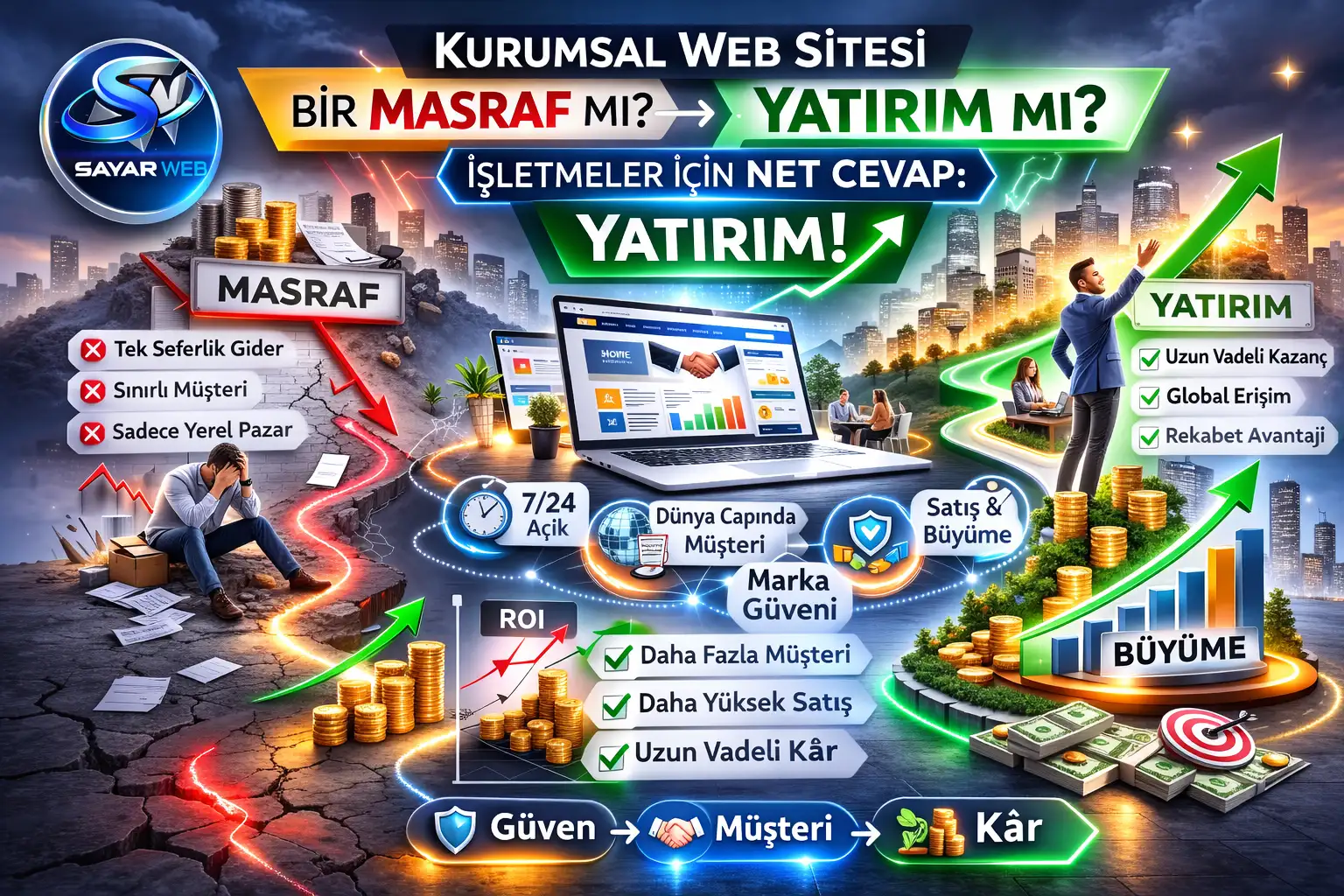 Kurumsal Web Sitesi Bir Masraf mı Yatırım mı İşletmeler İçin Net Cevap