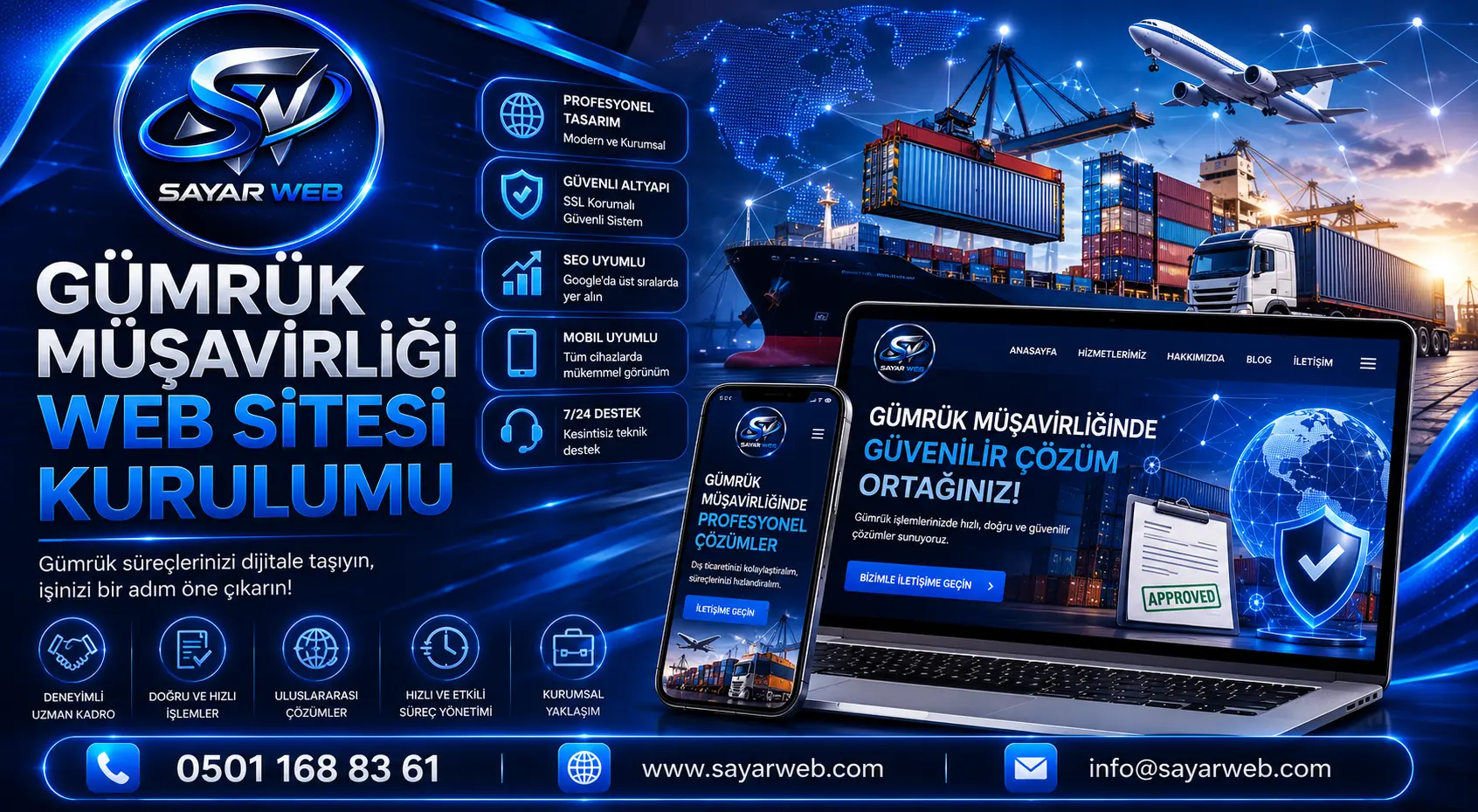 Gümrük Müşavirliği Web Sitesi Kurulumu