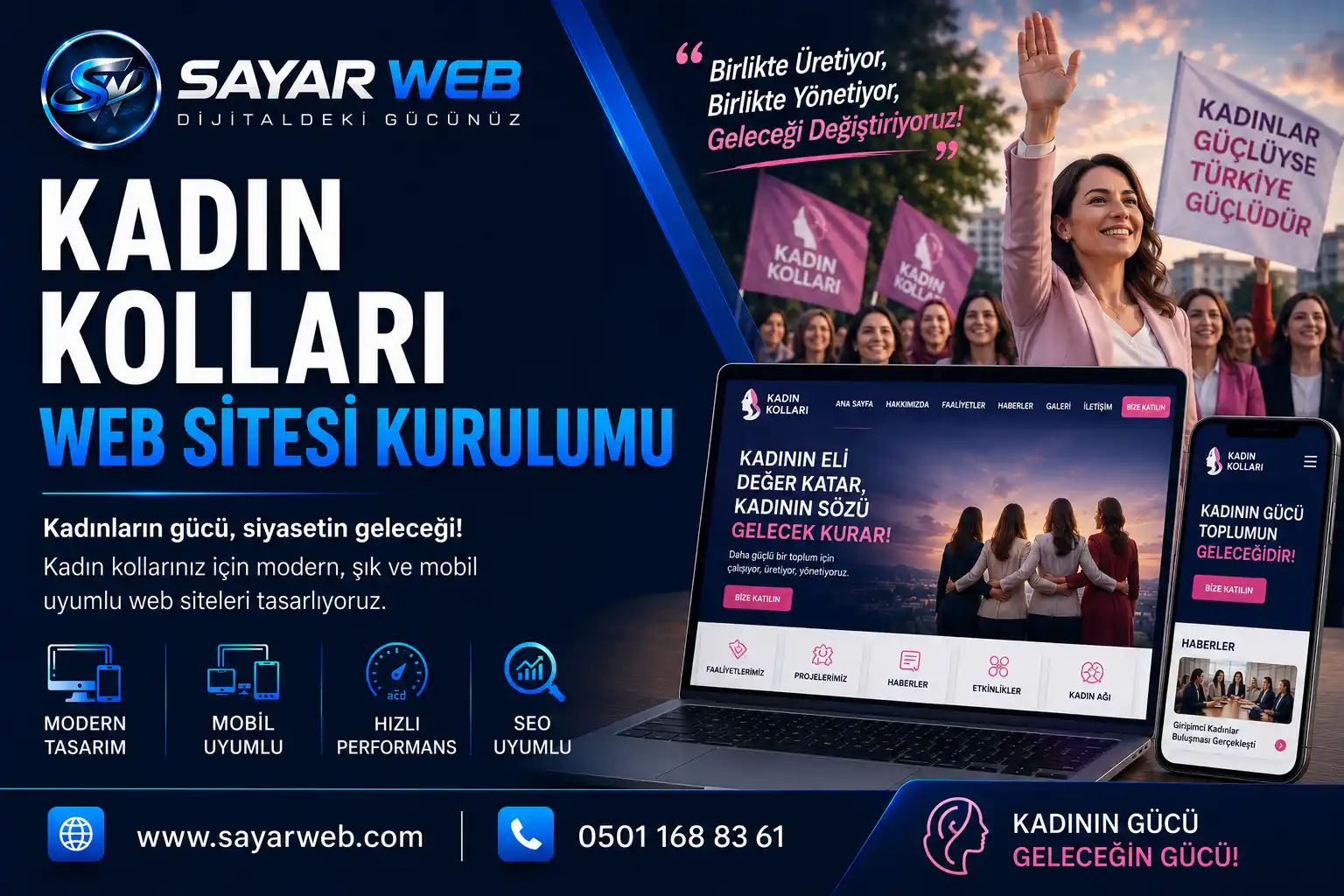 Kadın Kolları Web Sitesi Kurulumu