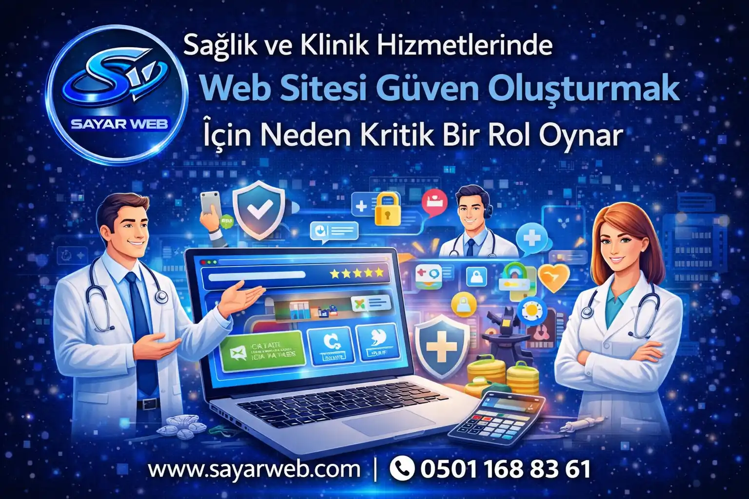 Sağlık ve Klinik Hizmetlerinde Web Sitesi Güven Oluşturmak İçin Neden Kritik Bir Rol Oynar