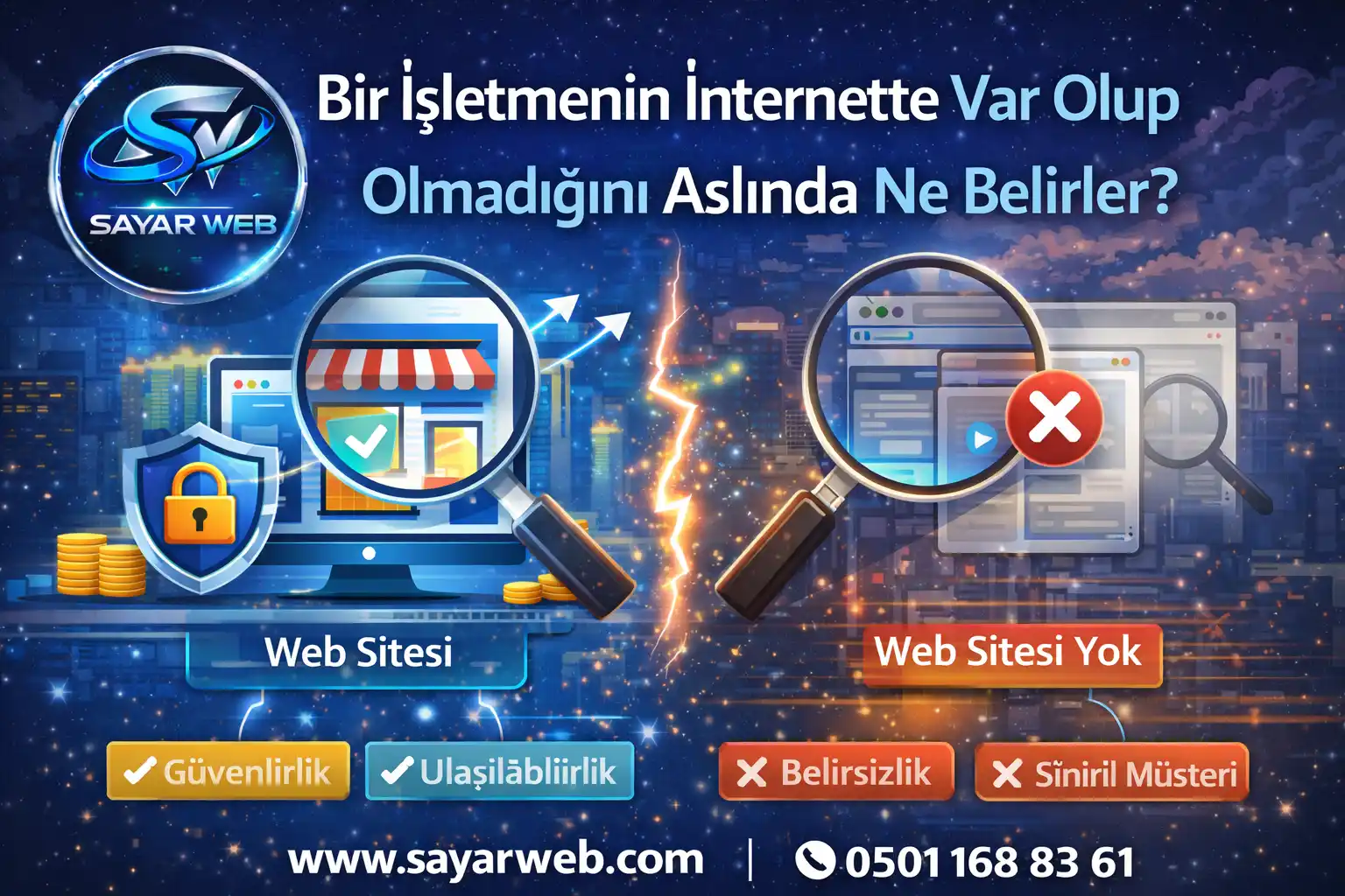 Bir İşletmenin İnternette Var Olup Olmadığını Aslında Ne Belirler