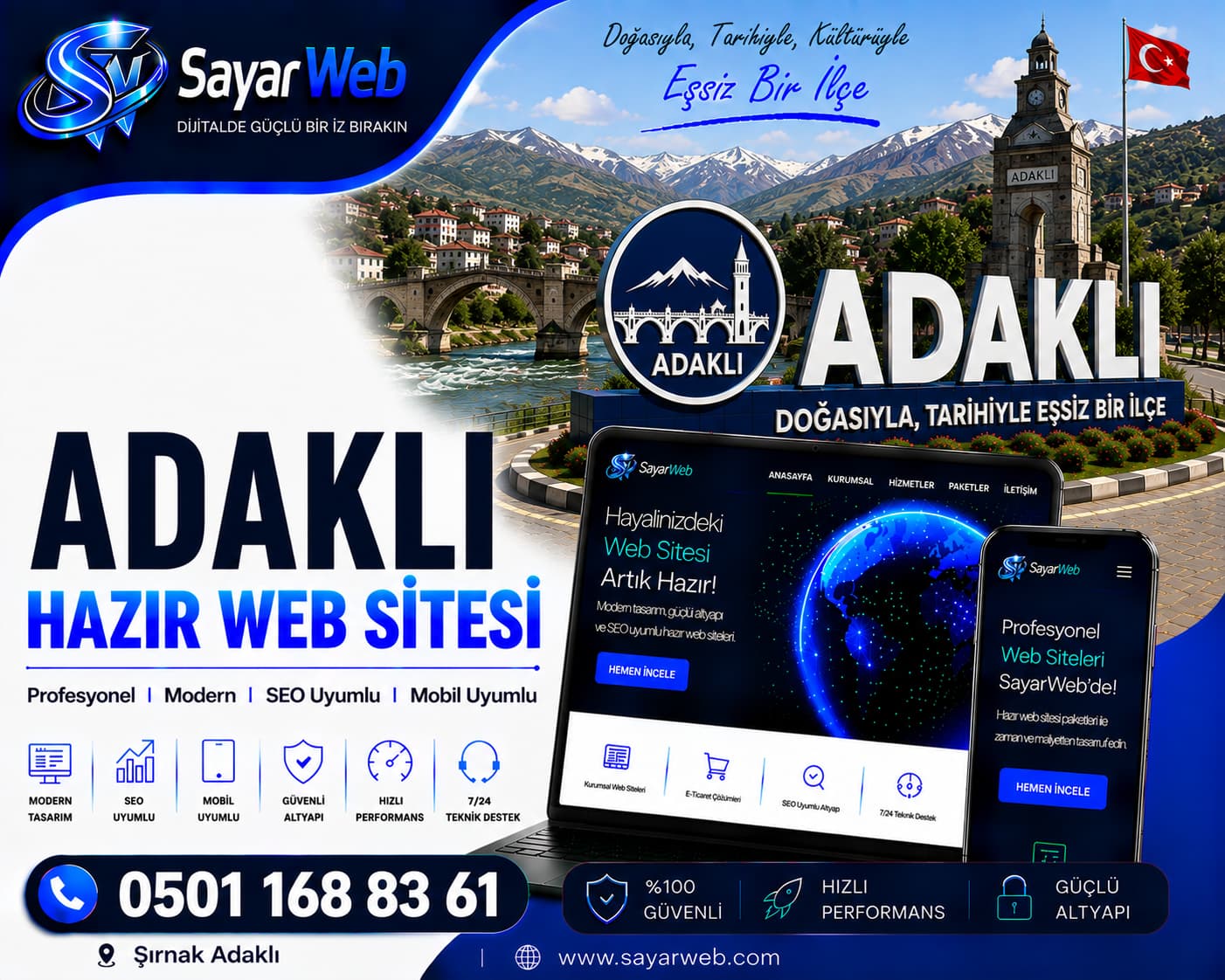 Adaklı Hazır Web Sitesi