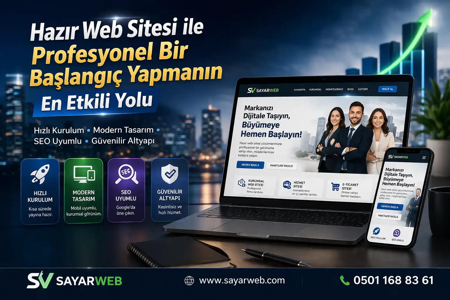 Hazır Web Sitesi ile Profesyonel Bir Başlangıç Yapmanın En Etkili Yolu