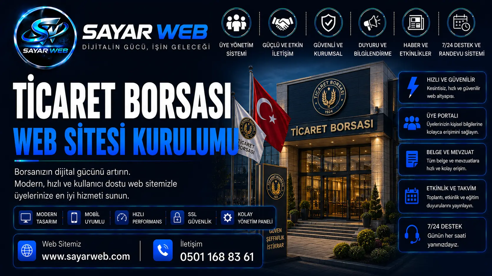 Ticaret Borsası Web Sitesi Kurulumu