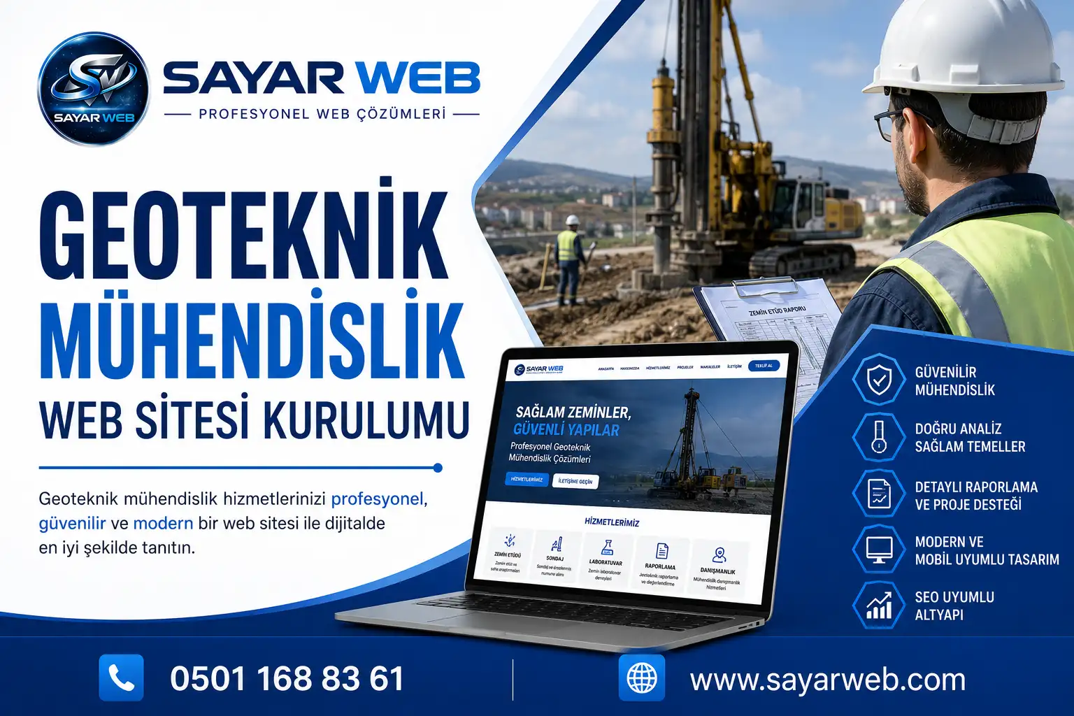 Geoteknik Mühendislik Web Sitesi Kurulumu