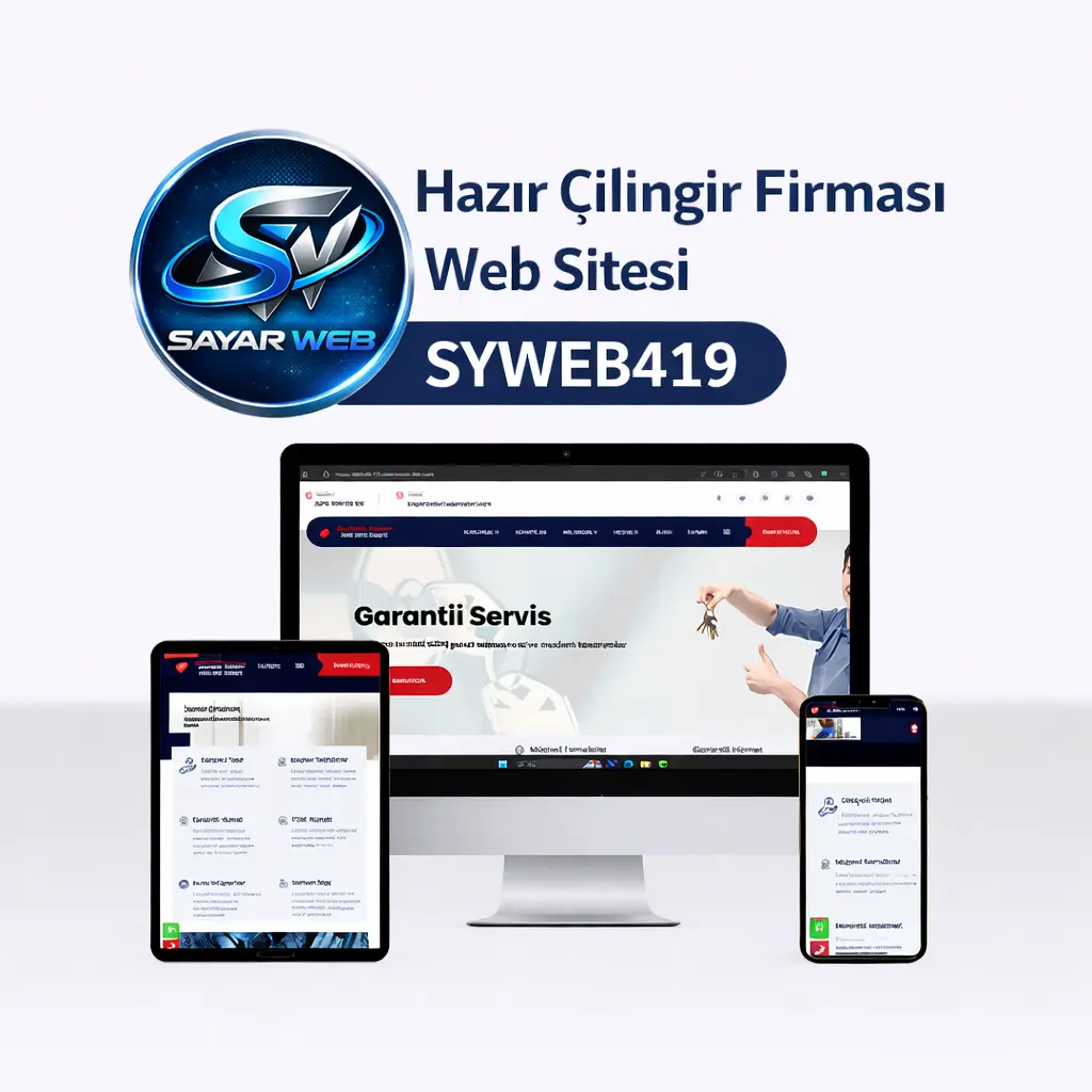 Hazır Çilingir Firması Web Sitesi SYWEB419