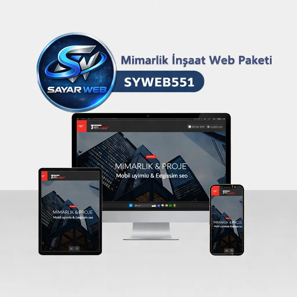 Mimarlık  İnşaat Web Paketi SYWEB551