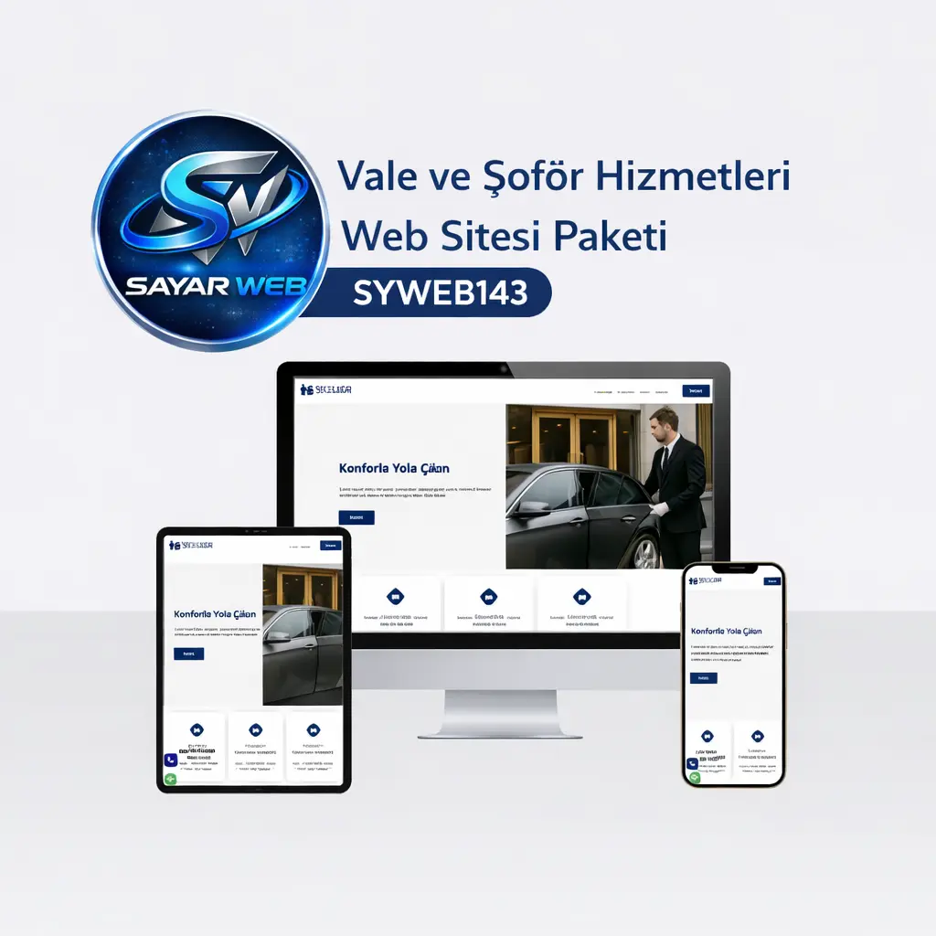 Vale ve Şoför Hizmetleri Web Sitesi Paketi SYWEB143