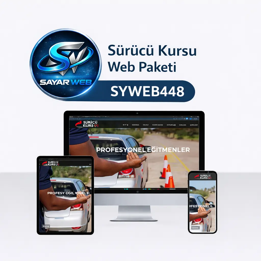 Sürücü Kursu Web Paketi SYWEB448