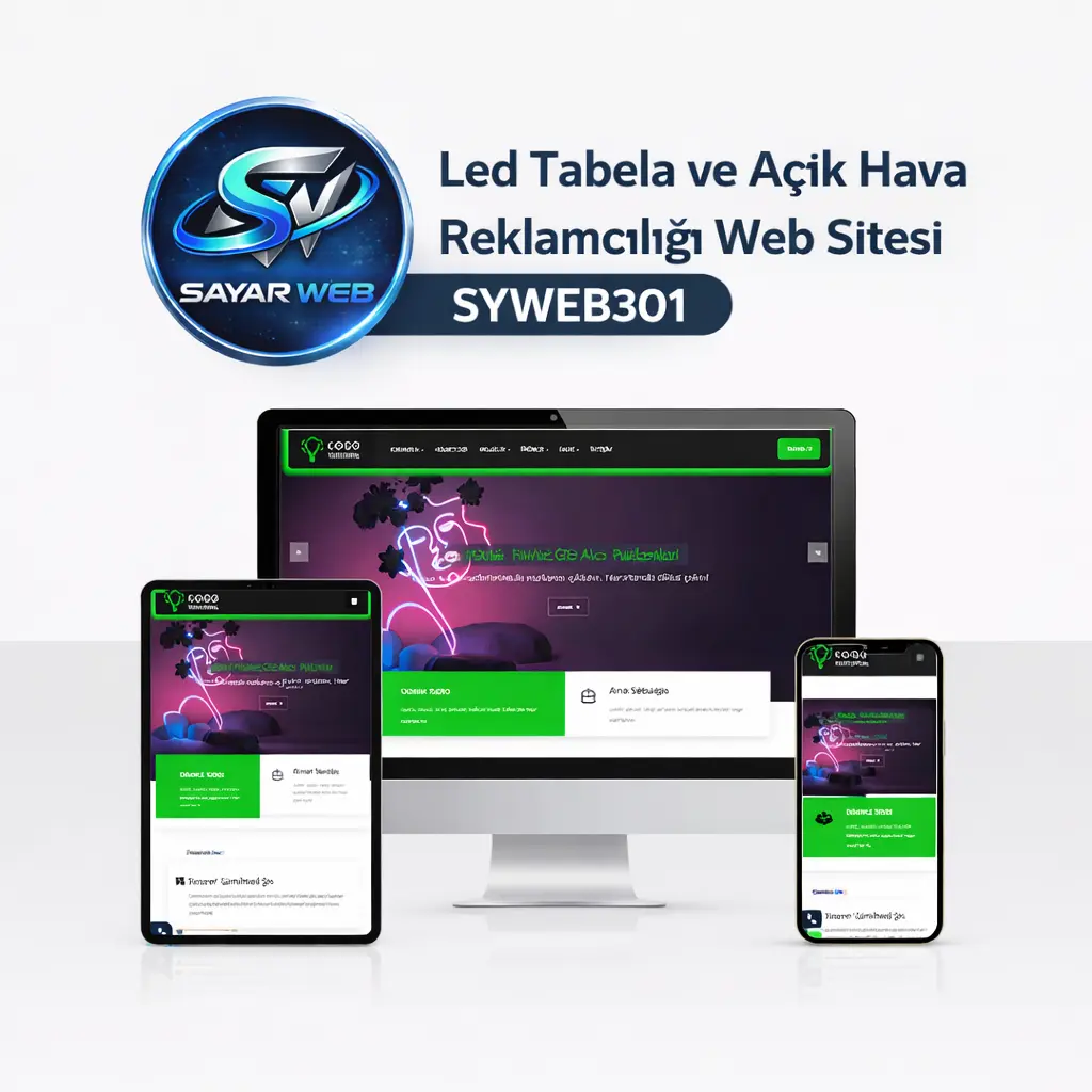 Led Tabela ve Açık Hava Reklamcılığı Web Sitesi SYWEB301