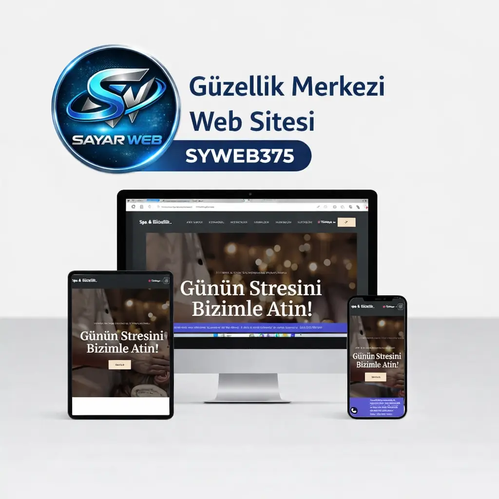 Güzellik Merkezi Web Sitesi SYWEB375