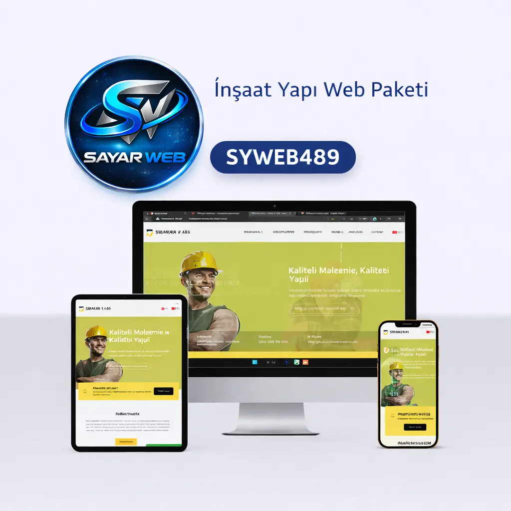 İnşaat Yapı Web Paketi SYWEB489