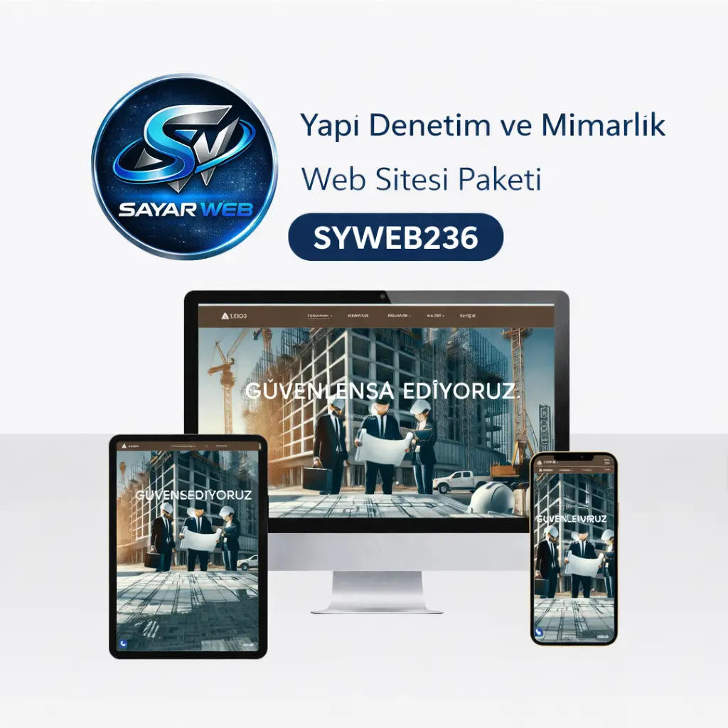 Yapı Denetim ve Mimarlık Web Sitesi SYWEB236