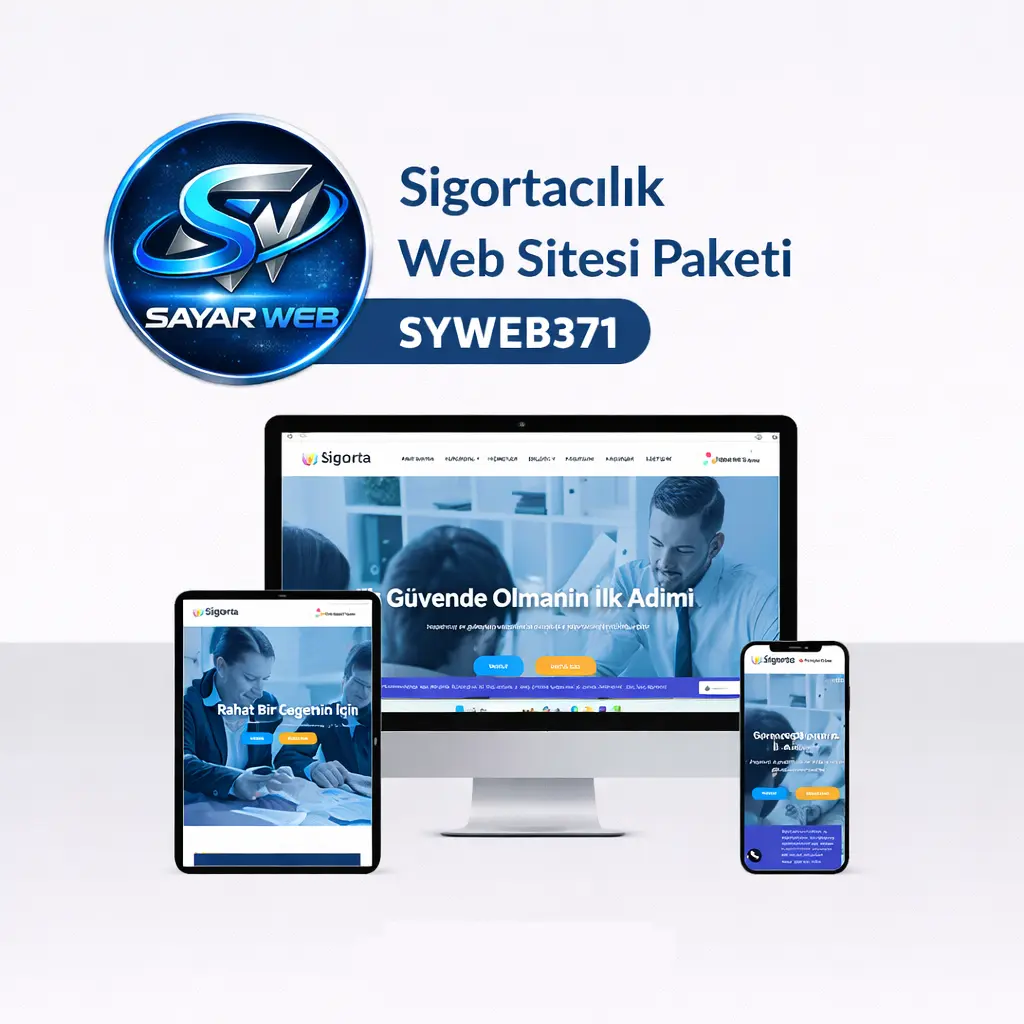 Sigortacılık Web Sitesi Paketi SYWEB371