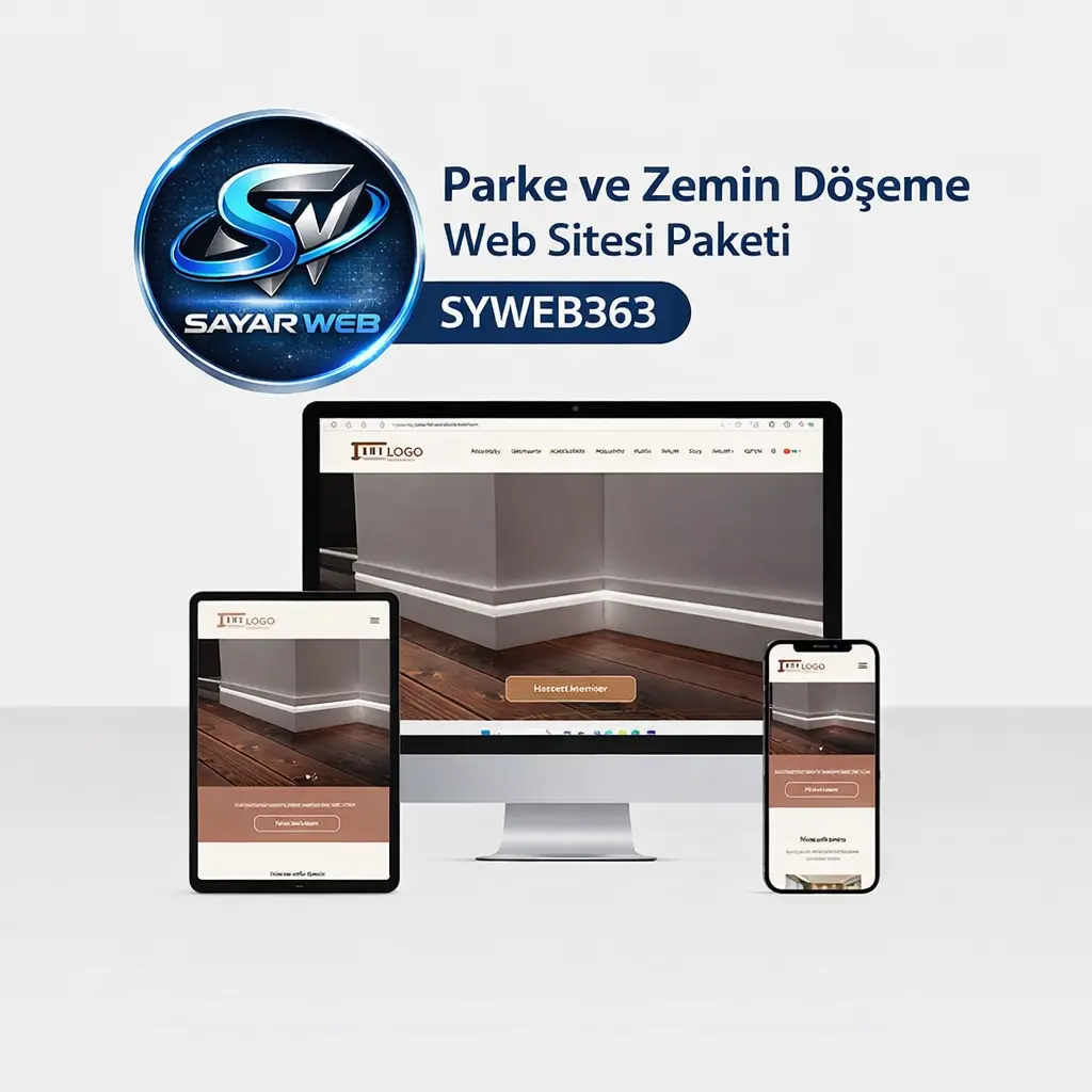 Parke ve Zemin Döşeme Web Sitesi Paketi SYWEB363