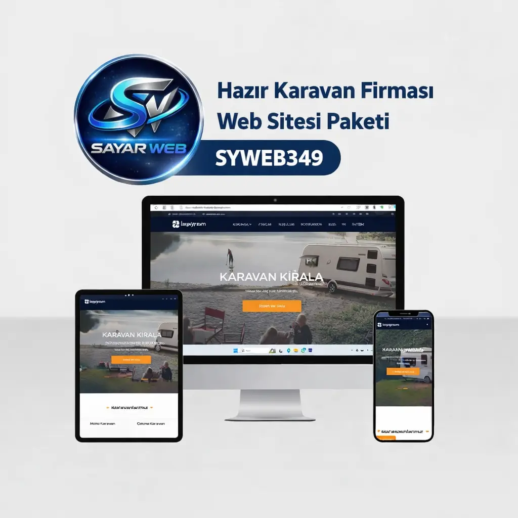 Hazır Karavan Firması Web Sitesi Paketi SYWEB349