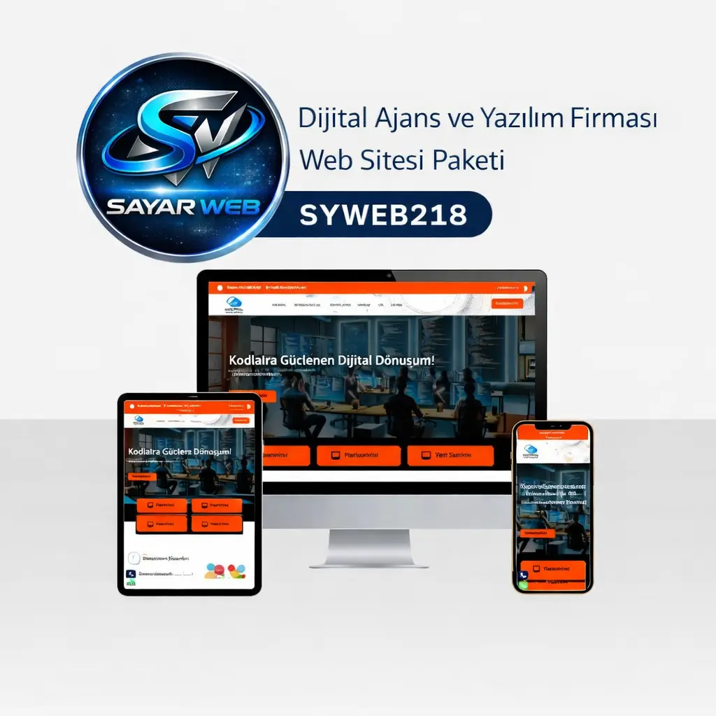 Dijital Ajans ve Yazılım Firması Web Sitesi Paketi SYWEB218