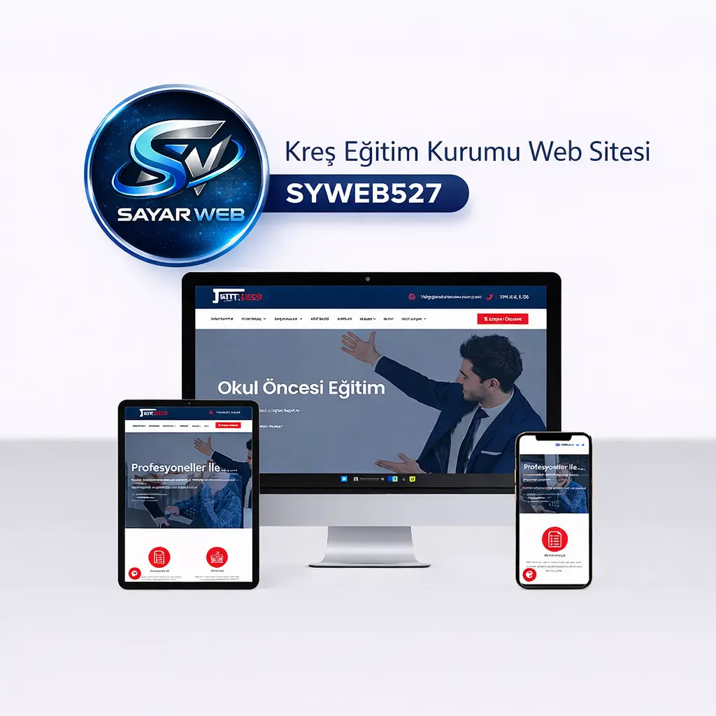 Kreş  Eğitim Kurumu Web Sitesi SYWEB527