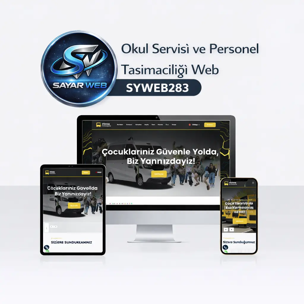 Okul Servisi ve Personel Taşımacılığı Web SYWEB283