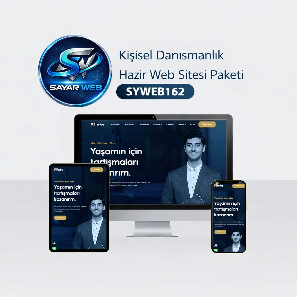 Kişisel Danışmanlık Hazır Web Sitesi Paketi SYWEB162