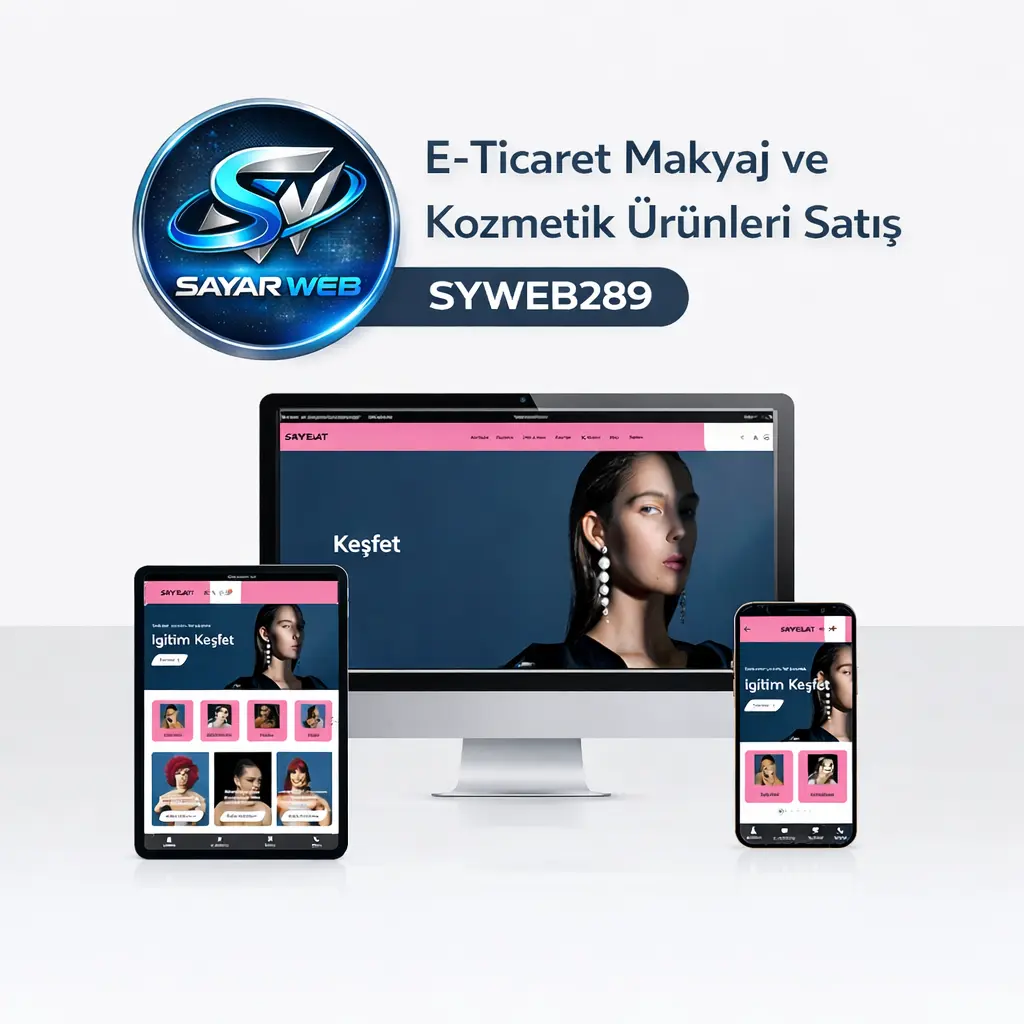 E-Ticaret Makyaj ve Kozmetik Ürünleri Satış SYWEB289