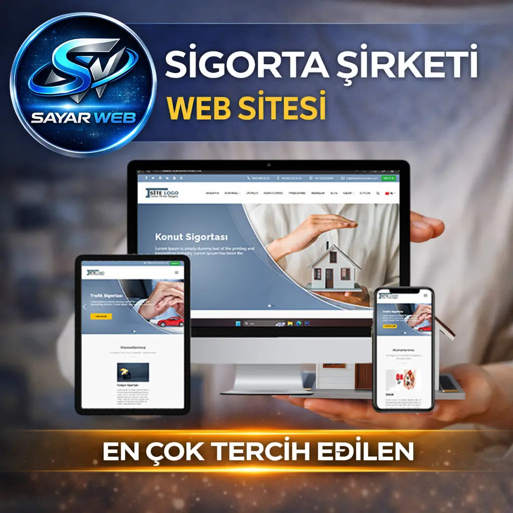 Profesyonel Sigorta Şirketi & Acenta Web Sitesi Paketi