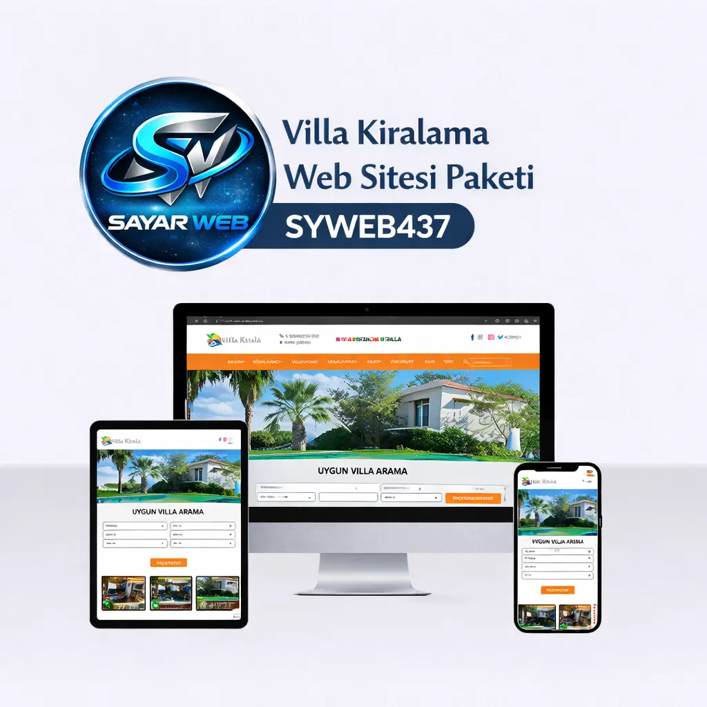 Villa Kiralama Web Sitesi Paketi SYWEB437