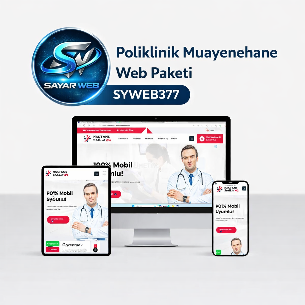 Poliklinik Muayenehane Web Paketi SYWEB377