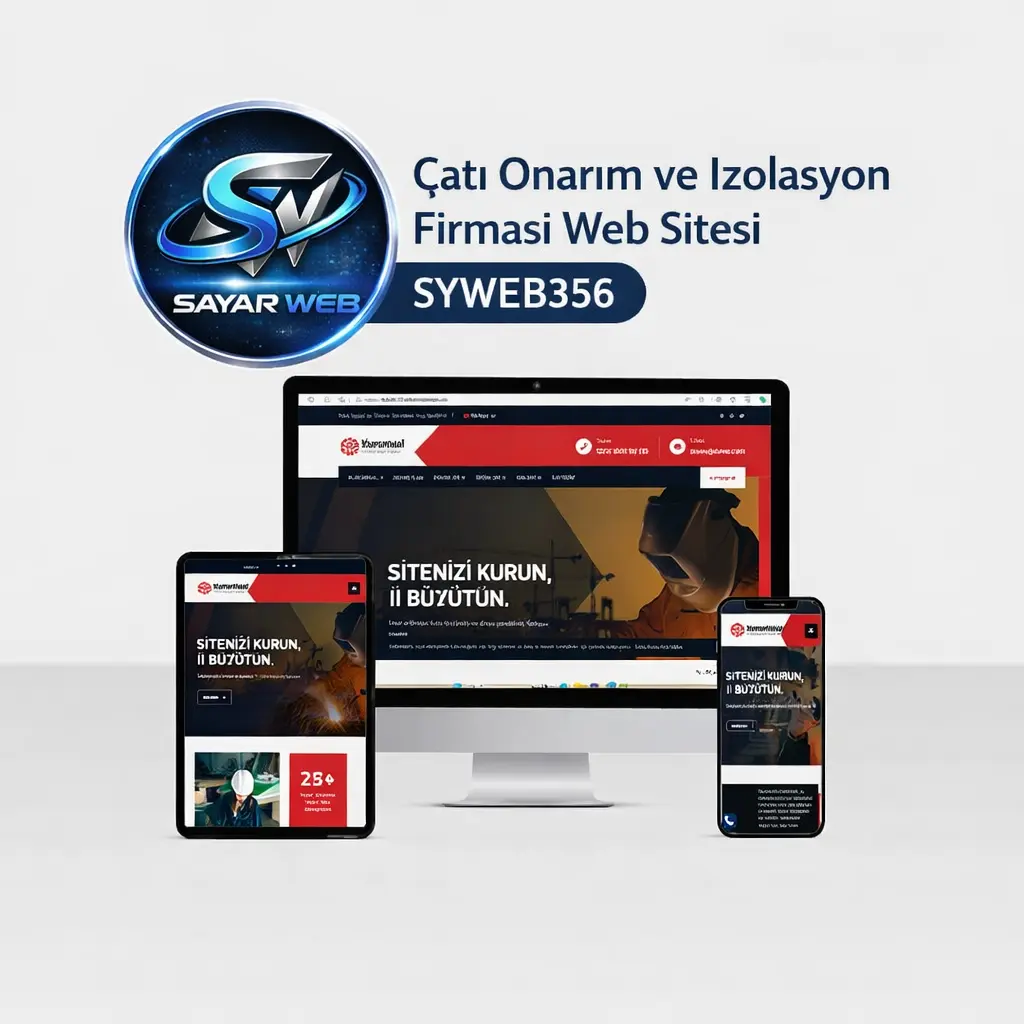 Çatı Onarım ve İzolasyon Firması Web Sitesi  SYWEB356