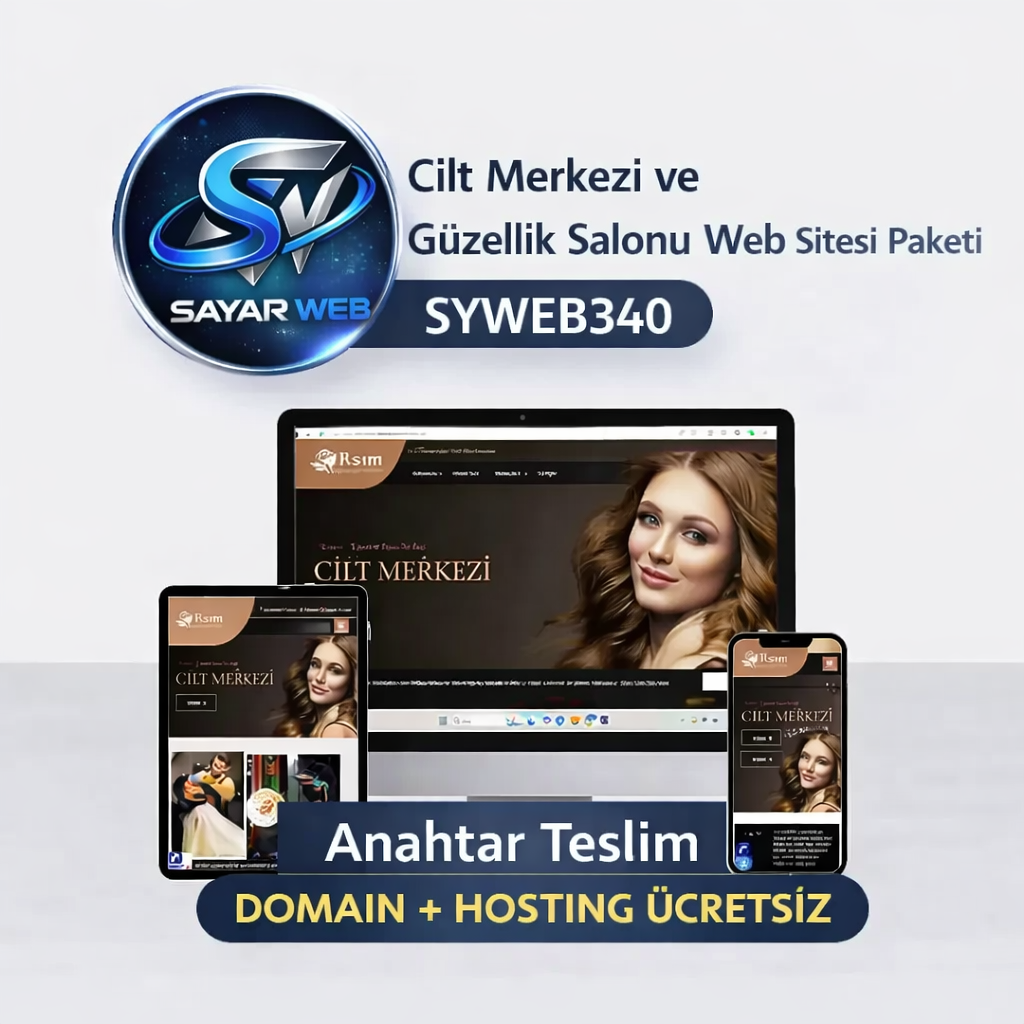 Anahtar Teslim Kuaför Ve Güzellik Salonu Web Sitesi
