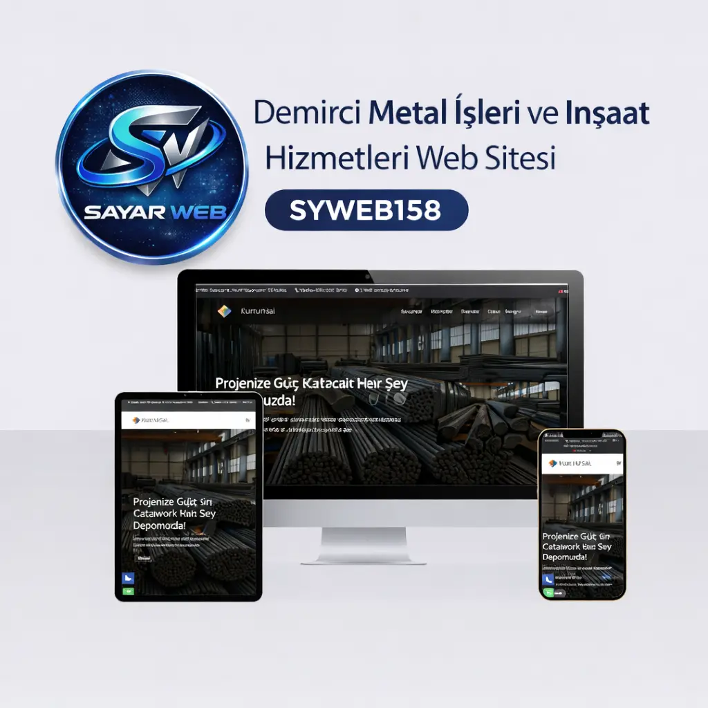 Demirci Metal İşleri ve İnşaat Hizmetleri Web Sitesi SYWEB158