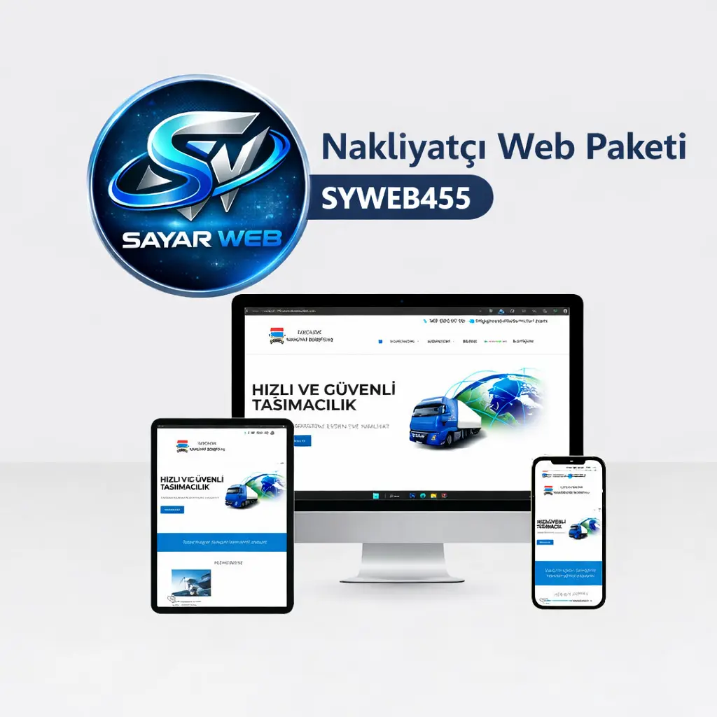 Nakliyatçı Web Paketi SYWEB455