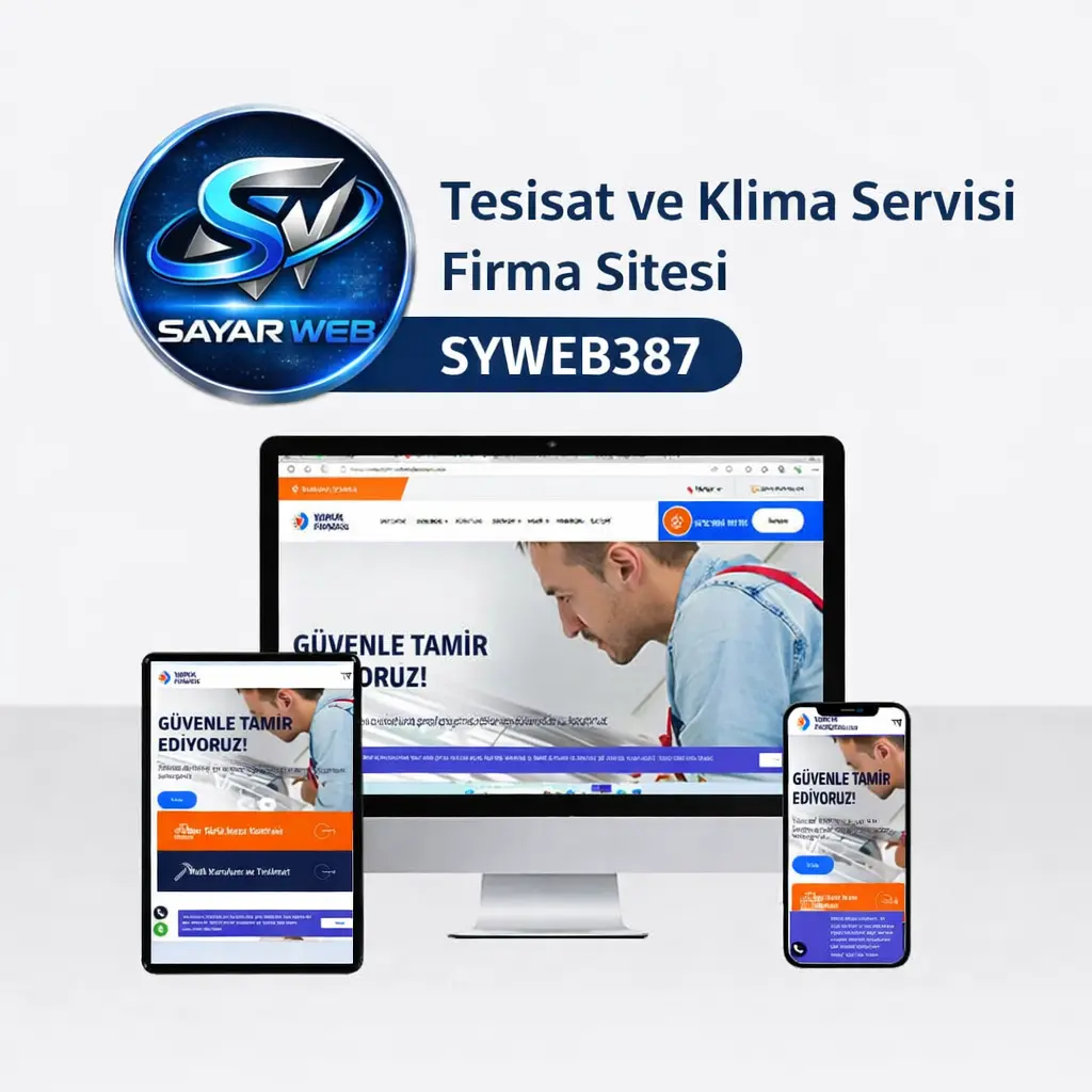 Tesisat ve Klima Servisi Firma Sitesi SYWEB387