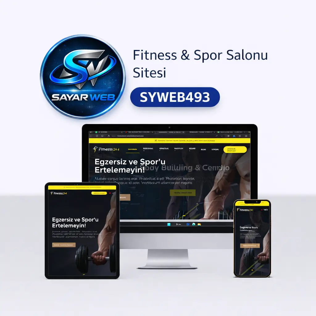 Fitness & Spor Salonu Sitesi SYWEB493