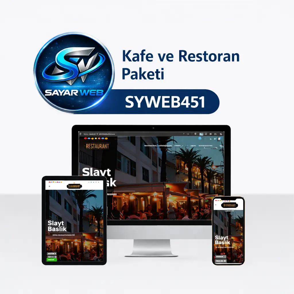 Kafe ve Restoran Paketi SYWEB451