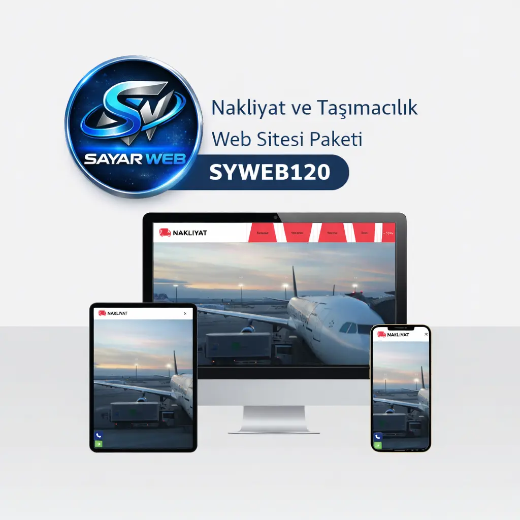 Nakliyat ve Taşımacılık Web Sitesi Paketi SYWEB120