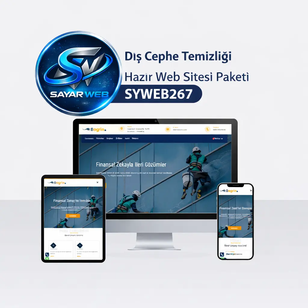 Dış Cephe Temizliği Hazır Web Sitesi Paketi SYWEB267