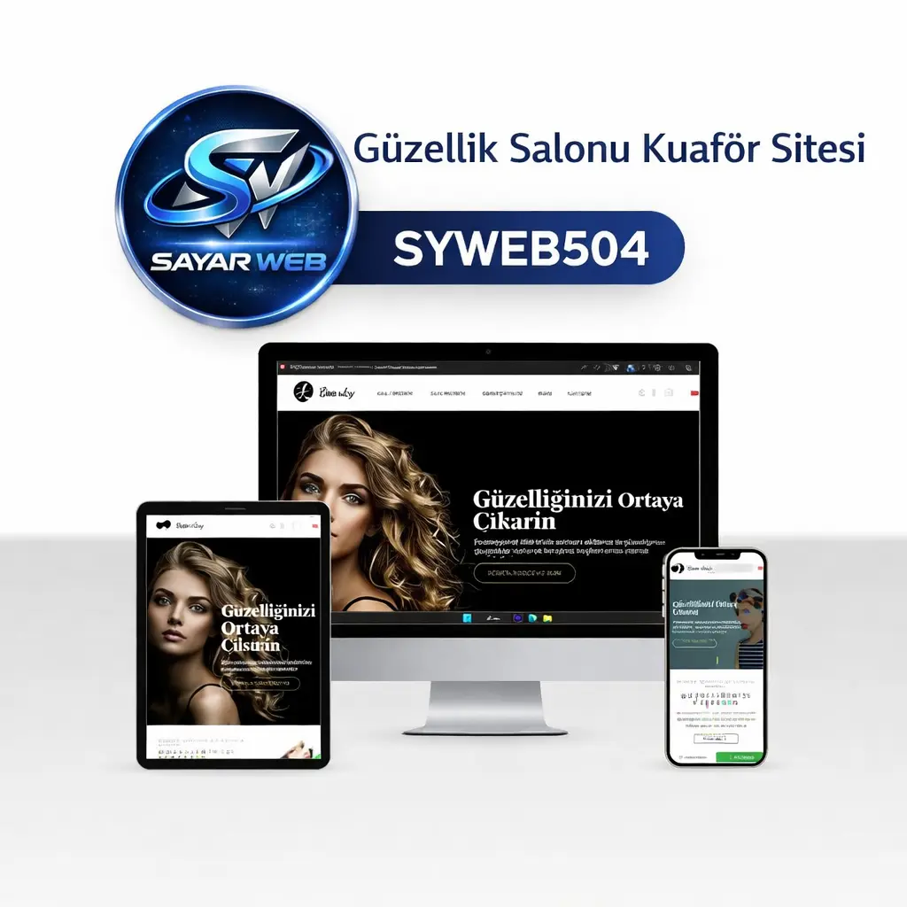 Güzellik Salonu Kuaför Sitesi SYWEB504