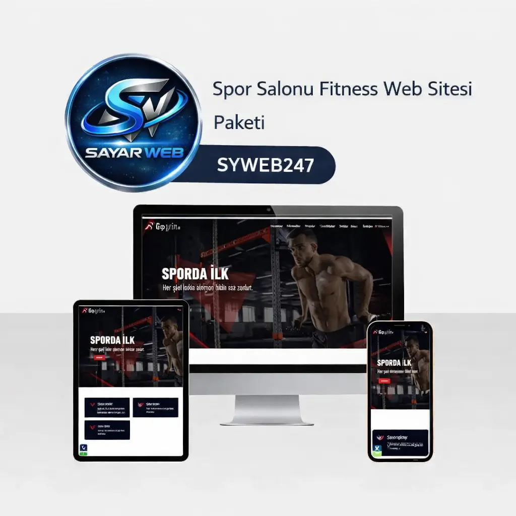 Spor Salonu  Fitness Web Sitesi Paketi Protein SYWEB247