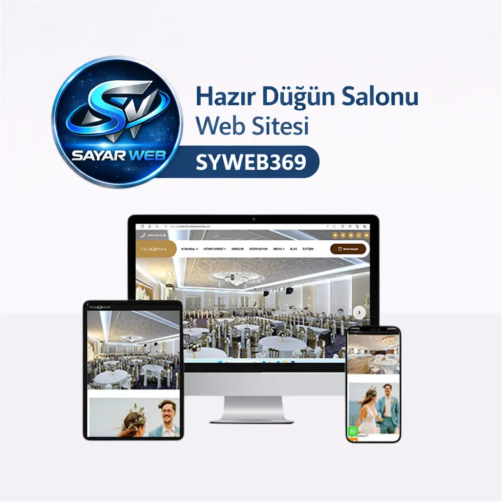 Hazır Düğün Salonu Web Sitesi SYWEB369