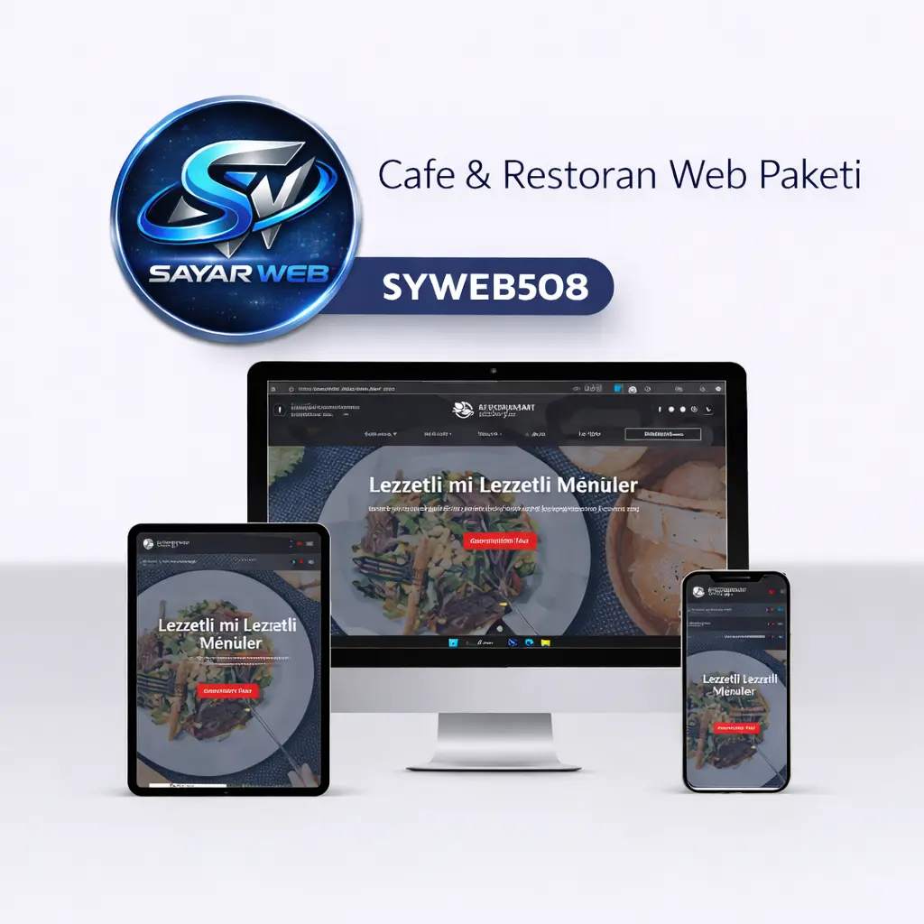 Cafe & Restoran Web Paketi SYWEB508
