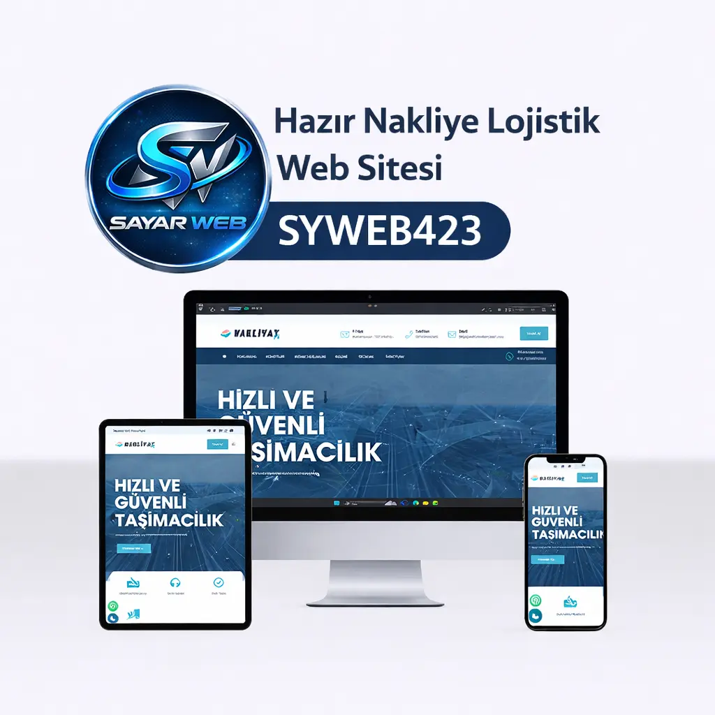 Hazır Nakliye  Lojistik Web Sitesi SYWEB423