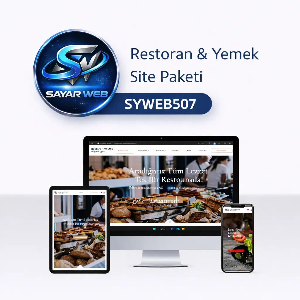 Restoran & Yemek Site Paketi SYWEB507