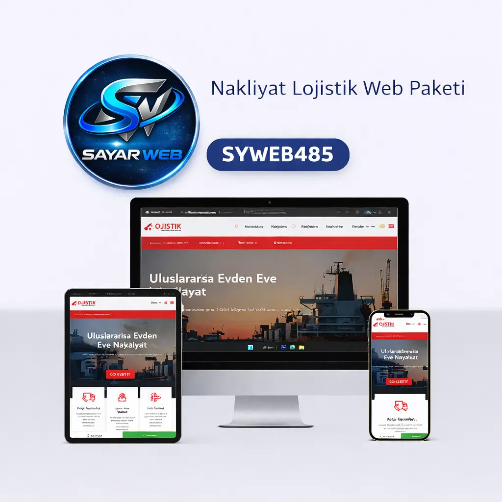 Nakliyat Lojistik Web Paketi SYWEB485