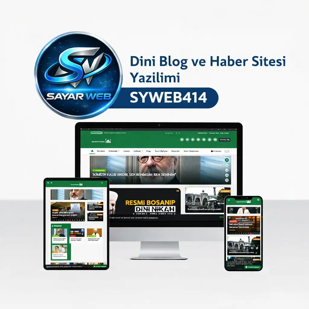 Dini Blog ve Haber Sitesi Yazılımı SYWEB414