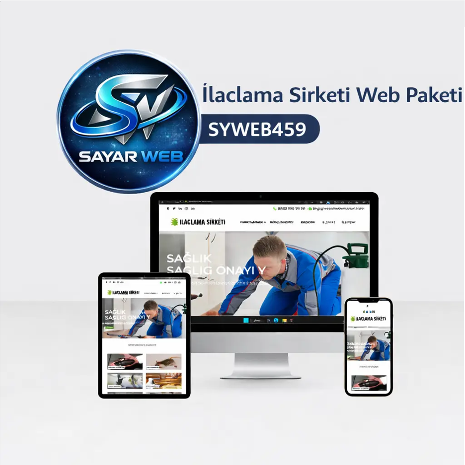 İlaçlama Şirketi Web Paketi SYWEB459