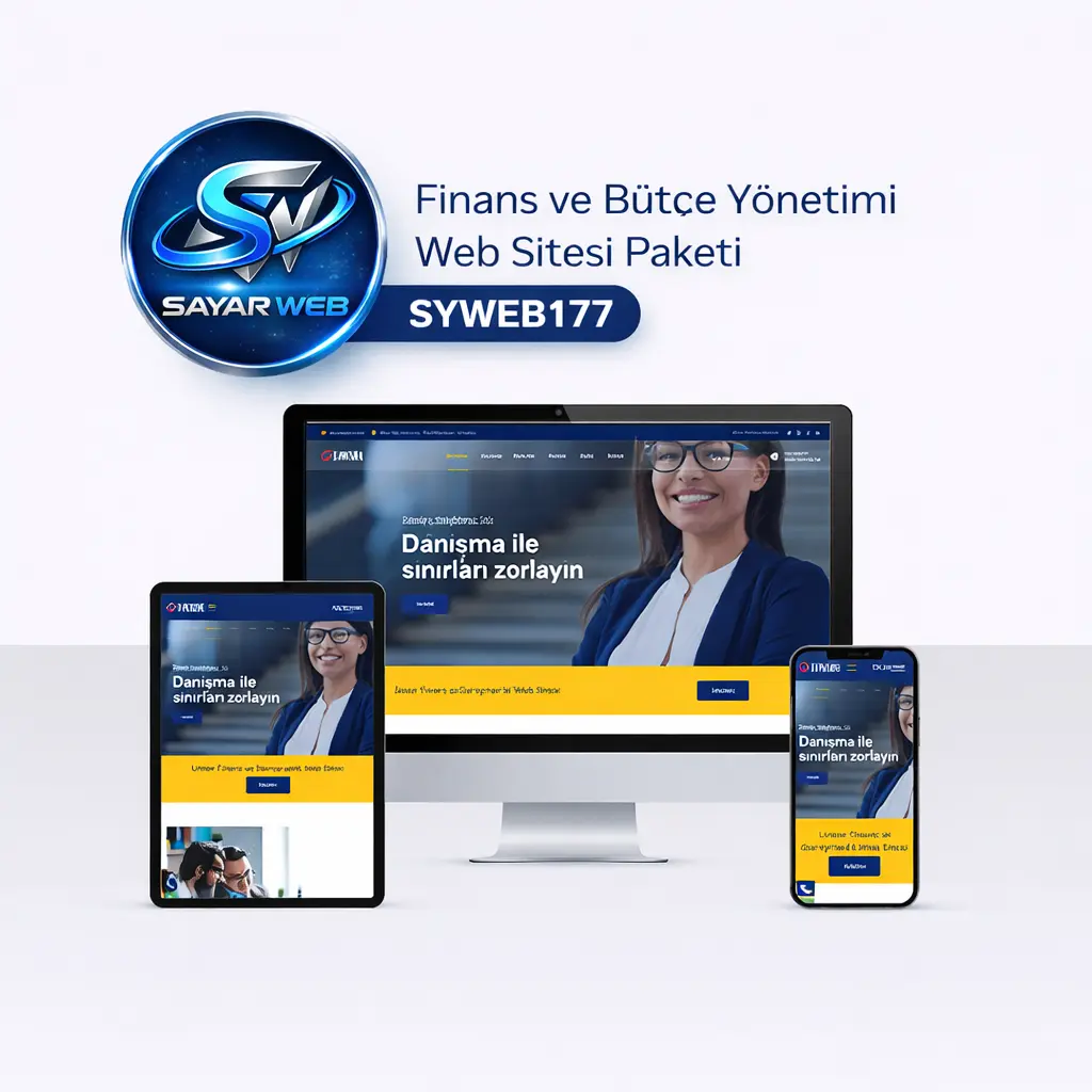 Finans ve Bütçe Yönetimi Web Sitesi Paketi SYWEB177