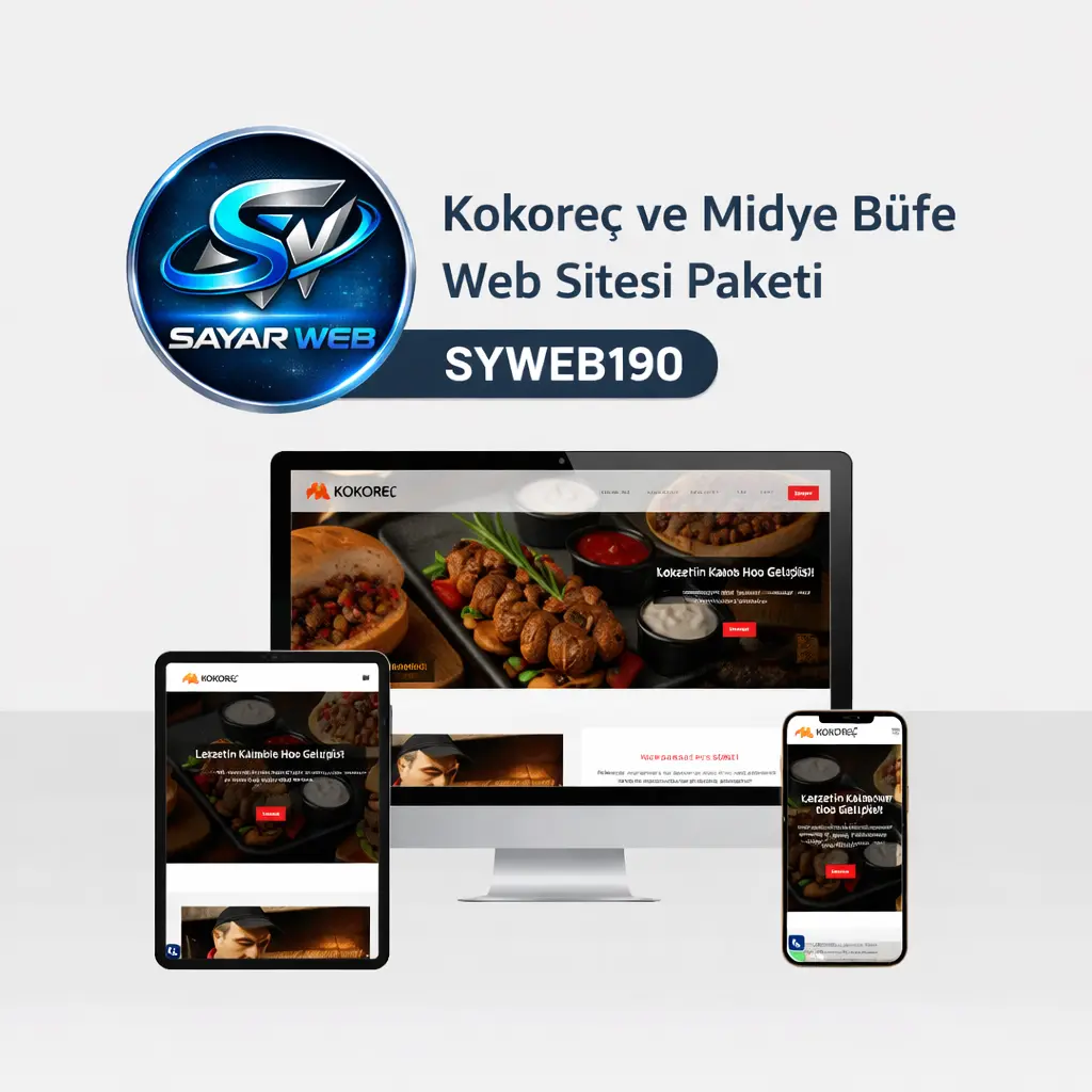 Kokoreç ve Midye Büfe Web Sitesi  SYWEB190
