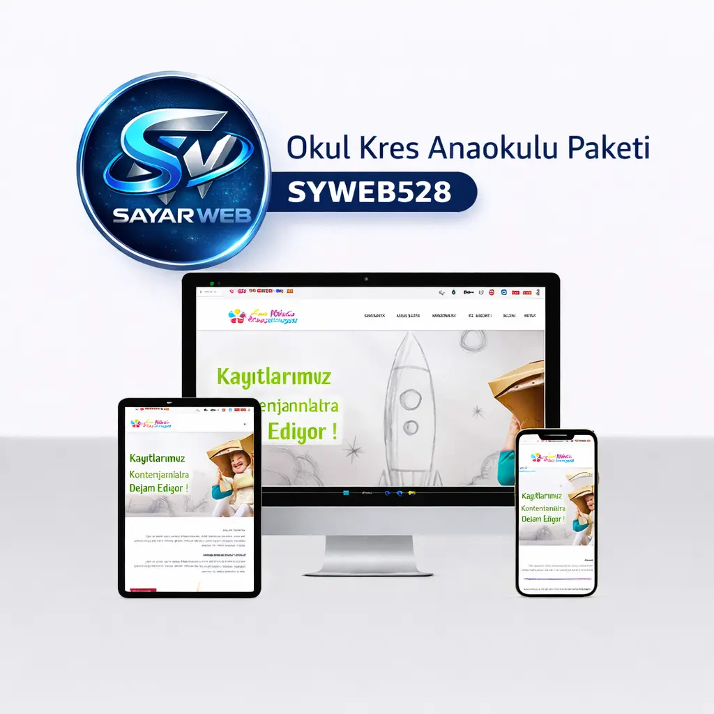Okul  Kreş  Anaokulu Paketi SYWEB528