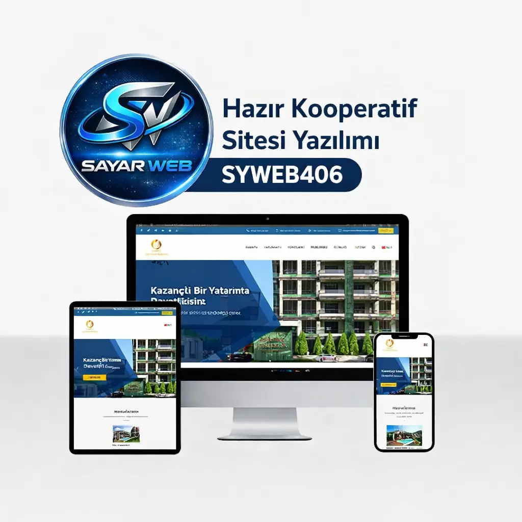 Hazır Kooperatif Sitesi Yazılımı SYWEB406